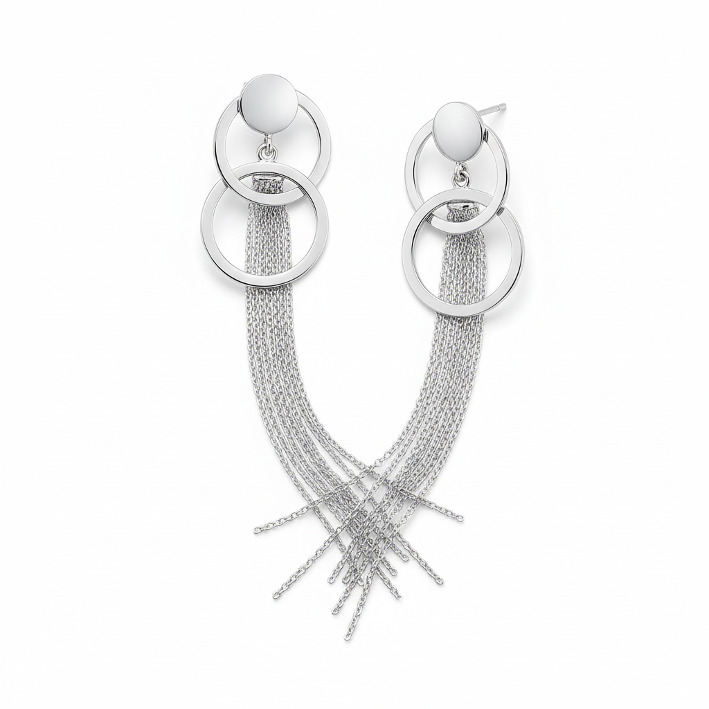 Boucles d'Oreilles Trois Cercles