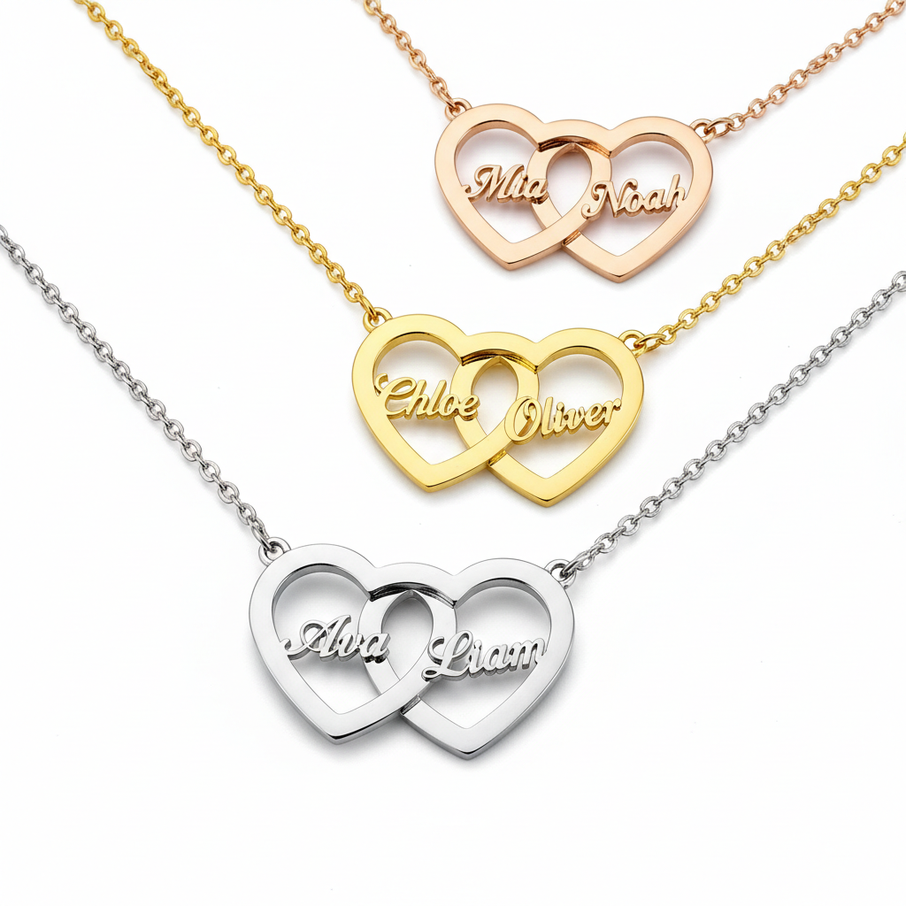 Collier Double Cœur
